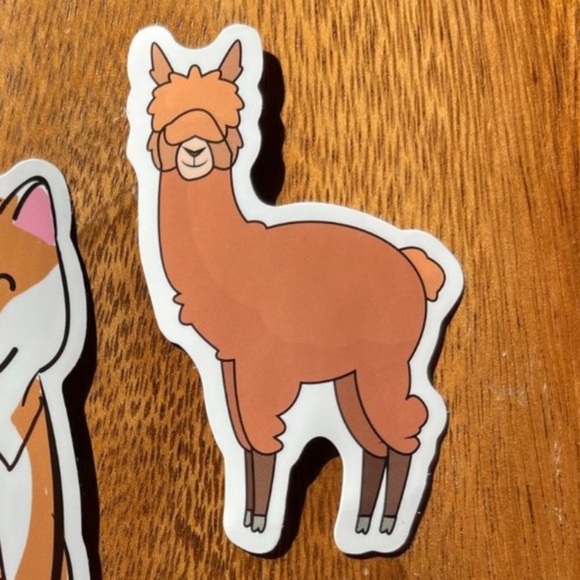 Alpaca Vinyl Sticker - Picture 7 of 11